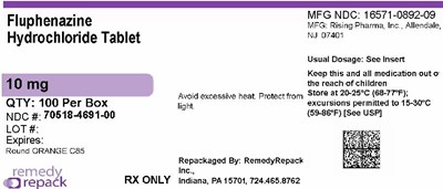 Mm1 (Fluphenazine Hydrochloride 10mg 70518 4691 00)